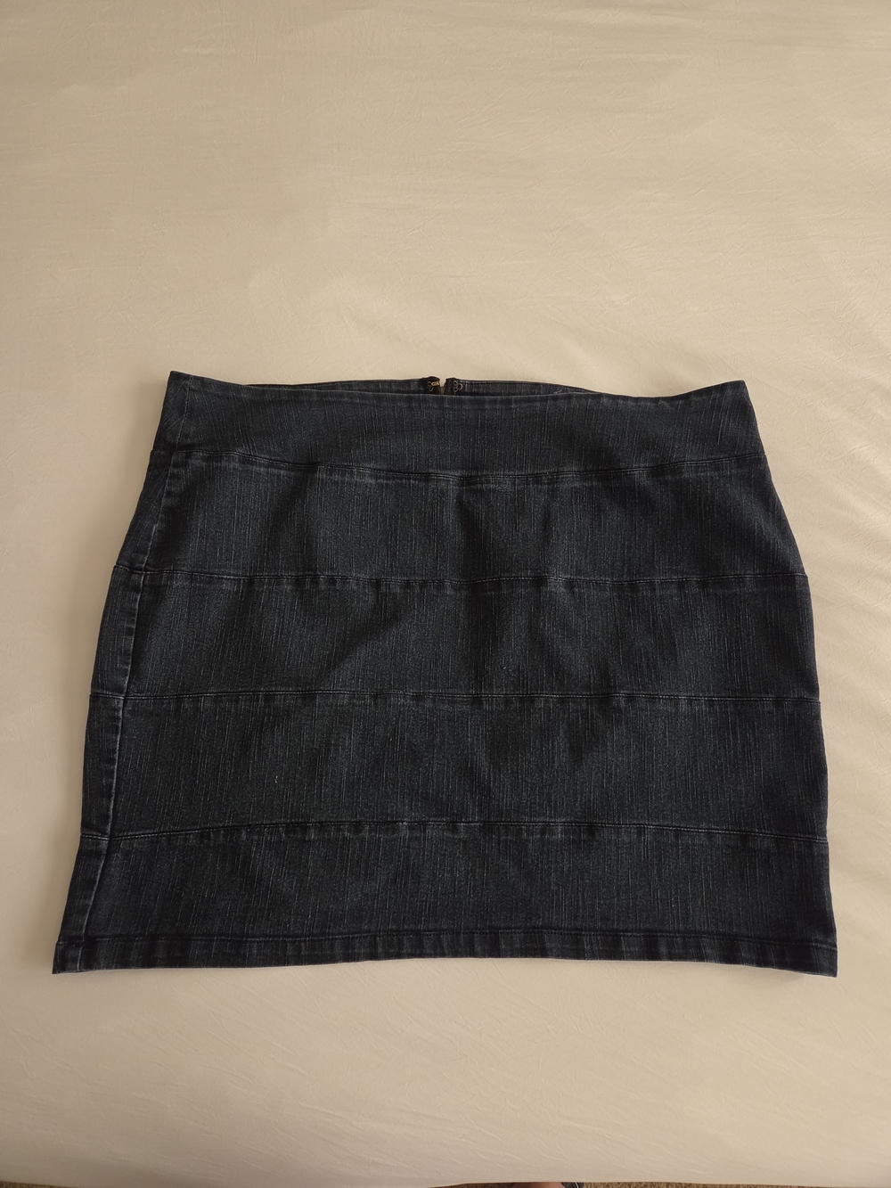 one 5 one Dark Wash Denim Mini Skirt
